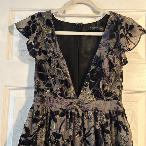 House of Harlow x Revolve velvet mini dress - Picture 2 of 7